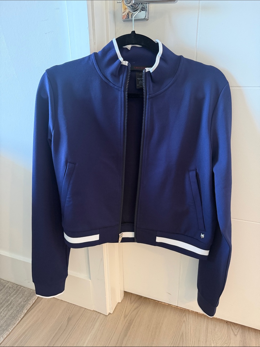 Greyson APOGEE Navy Zip-Front Women's Jacket
